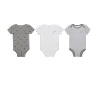 Lot de trois bodys différents Nike E1D1 pour bébé (0-9 mois) Dark Grey Heather 9-12M