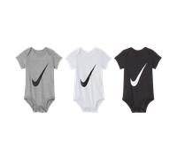 Lot de trois bodys Nike pour bébé (0 - 6 mois) Blanc 0-6M