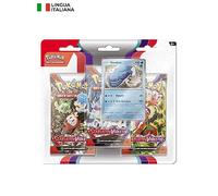 Lot de Trois enveloppes de l'expansion Scarlatto et Violetto du GCC Pokémon (Trois enveloppes et Carte holographique Dondozo)