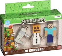 Lot de trois figurines 3D à collectionner de MINECRAFT - parfait pour tous les fans Découvrez ces personnages étonnants et enrichissez votre collection dès aujourd'hui