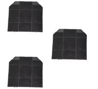 Lot de trois filtres charbon ROBLIN 5403008 265X235X16 mm Hotte (5403008 C00384658 AEG AIRFORCE AIRLUX ARISTON HOTPOINT ARTHUR MARTIN ELECTROLUX BLOMBERG BOSCH DE DIETRICH ELECTROLUX FRANKE GLEM IND