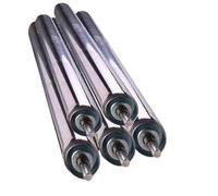 Lot de tubes de rechange pour rouleau de convoyeur en acier durable, 38 mm de diamètre, 250 mm de long, idéal pour le travail du bois et les solutions de transport par gravité
