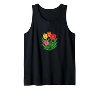 Lot de Tulipes printanières Florales Nature Pâques Jardin Vie Débardeur