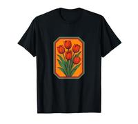 Lot de Tulipes Rouges Florales Nature Pâques Jardin Vie T-Shirt