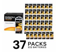 Lot De Valeur En Gros 222x Duracell Piles Zinc-Air 312 1,45V Brown Tab