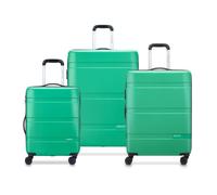 Lot de valises DELSEY NOW HARDSIDE Set 55/66/76 cm Vert