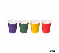 Lot de verres à liqueur Algon jetables Carton Coloré 20 pièces 50 ml (36 pièces)