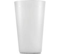 Lot de verres réutilisables, capacité max 50cl, idéaux pour fêtes, mariages, anniversaires et événements. Verres transparents élégants en polypropylène rigide, écologiques et lavables. (Lot de 40)