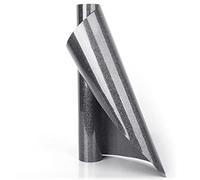 Lot de vinyle adhésif à paillettes pour transfert de chaleur Noir