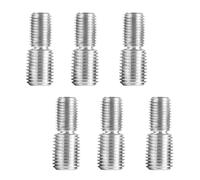 Lot de vis à boulons double filetage M10 x 20 mm - M12 x 20 mm, adaptateur fileté double extrémité acier inoxydable 304, pour articulation en bois, pieds de meubles