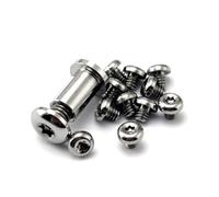 Lot de vis à poignée 535 pour cutter papillon 535, comprend un boulon de broche et 11 vis en alliage, compatible avec le modèle 535 - Bleu/noir/argent/vert/or/violet/or rose