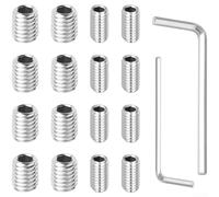 Lot de vis à tête hexagonale en acier inoxydable pour poignée de porte de réfrigérateur avec plusieurs tailles métriques pour une utilisation fiable (A)