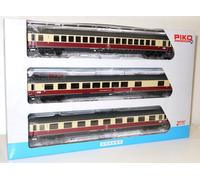 Lot de voitures Piko H0 72213 "Intercity / IC 178" de la DB avec éclairage LE...