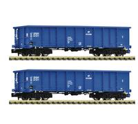 Lot de wagons de marchandises Fleischmann N 830255 "genre Eanos" de PKP...