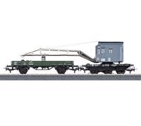 Lot de wagons-grues Märklin H0 46719 avec fonctions numériques de la DB "mfx"...