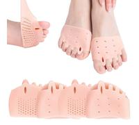 Lot de2 Paires Séparateurs D'orteils,SéparateursD'orteils Hyggear,Correcteurs D'orteils,Coussinets Respirants et Doux pour Femme,pour Détendre Orteils - Soulage Oignons,Orteils en Marteau