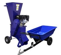 Remorque ATV Jardin Chariot Chargement Ferme Puissant Tracteur Roues Tout-Terrain 295kg