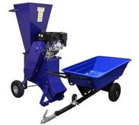 Remorque ATV Jardin Chariot Chargement Ferme Puissant Tracteur Roues Tout-Terrain 295kg