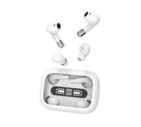 Lot d'écouteurs Bluetooth sans fil 2 en 1, petits mini écouteurs intra-auriculaires et semi-intra-auriculaires, invisibles et compacts, 40 heures de lecture totale, polyvalents toute la journée pour