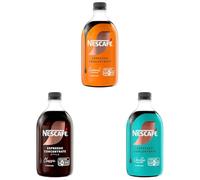 Lot Découverte de NESCAFÉ® Espresso Concentrate - 3 variétés - Caramel, Classic et Vanille - Café Glacé à Diluer 3x500mL - 48 tasses