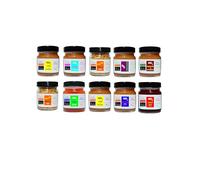 Lot Découverte Le Monopati Signature - 10 pots |100% Pur & Naturel - Cru | Miel de Thym de Montagne | Pollen d'Abeille Frais | Sapin Rouge | Chêne | Arbousier | Bruyère | Fleurs d'Automne | Sarriette