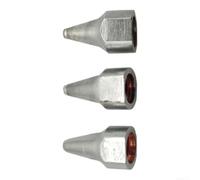 Lot d'embouts de pompe à dessouder 1/1,5/2 mm haute résistance à la chaleur | Trois tailles incluses, ouvertures de 1,0 mm, 1,5 mm, 2,0 mm, pour une utilisation polyvalente pour les broches fines