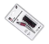 Lot d'embouts de tournevis d'angle résistants aux chocs extrêmes avec porte-embout pivotant et verrouillable pour technicien de réparation professionnel