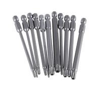 Lot d'embouts de tournevis hexagonaux de sécurité à tête fleur de 50/100 mm de diamètre - Compatible avec perceuse électrique