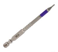 Lot d'embouts hexagonaux en alliage S2 de 100 mm pour perceuses 100 mm | Tige extra longue de 100 mm, atteint des vis profondes, compatible avec perceuses, pour visseuses à percussion