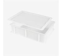 Lot Demi Bac à Pâtons 400 x 300 x 100 mm 9 L + Couvercle Gilac