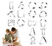 Lot d'emporte-pièces - Emporte-pièces en acier inoxydable et métal | Moules de cuisson, ensemble de moules à biscuits amusants pour lutter contre l'incendie, emporte-pièces pour et filles, vacances