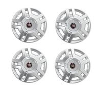 Lot d'enjoliveurs d'origine Fiat pour jantes de 15" Rouge 1358879080