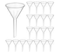 Lot d'entonnoirs en plastique transparent pour remplir les bouteilles d'eau et petit entonnoir