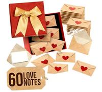 Lot d'enveloppes en forme de cœur pour anniversaire de mariage, Saint-Valentin, lettres, enveloppes, autocollants