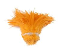 lot d'environ 800 à 1 000 plumes de faisan blanches et noires pour l'artisanat, le coq, les bijoux DIY, les boucles d'oreilles, le décor de Dreamcather - Orange