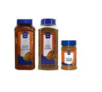 Lot d'épices du monde METRO CHEF : Epices à la mexicaine (500g) - Epices italiennes (300g) - Mélange 5 épices chinoises (150g)
