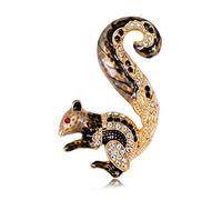 Lot d'épingles amusantes en forme d'écureuil pour décoration de bijoux, badges, écharpes, chapeaux, sacs, vêtements, vestes, taille unique, Comme décrit