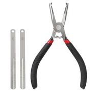 Lot d'extracteurs de frettes de guitare professionnels en acier au carbone avec 2 entretoises conçues pour une réparation de guitare sans tracas Outil d'entretien