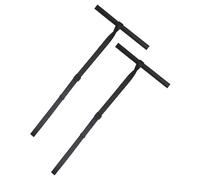 Lot d'haltères Spotter Hooks Sangles de sécurité pour charges, support de levage, accessoire de balancier réglable, outil de banc de gymnastique, composant pour Equiatu