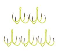 Lot D'Hameçons De Pêche Lumineux De Nuit, Matériel De Pêche En Plein Air Avec Quatre Griffes, Accessoires Pour Pêcheurs, 5 Pièces