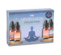 Lot d'huiles essentielles de pleine conscience - 4 huiles mélangées de 10 ml (gratitude, gentillesse, chaleur, clarté) avec couvercles compte-gouttes pour la relaxation, la concentration et le