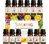 Lot D'huiles Essentielles Parfumées Pour Diffuseur, Canneberge, Pêche, Fraise, Pastèque, Figue, Noix De Coco, Pamplemousse, Citron Vert, Ananas, Mangue, Orange Douce, Fruit De La Passion
