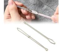 Lot d'outils d'enfile-corde en acier inoxydable avec loquet, ensemble d'outils de couture pour cordon de serrage avec enfile-fils faciles