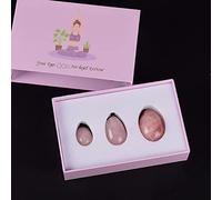 Lot d'œufs de yoni en quartz rose naturel avec boules d'exercice de Kegel, simulateur de balle de massage, type 7