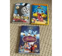 Lot Dvd Disney Aladdin, Best Of Thomas, Dive Olly Dive, Octopus