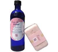 Lot Eau De Rose + Savon 150g-Produits Artisanaux Français-Made In France-Cosmétiques Naturelles-100% D'origine Végétale-Douceur Et Naturel