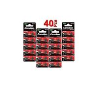 Lot en paquet 40 piles bouton alcaline lr1130 ag10 liseuses, montres, calculatrices, caméras, pointeurs