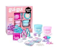 Lot Exclusif Gui Gui Shimmer Deluxe Duo avec 2 slimes irisés, Booster de Perles et 2 sachets phosphorescents et finaux, améliorez Vos slimes avec Un Grand Glow-UP