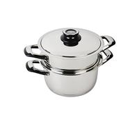 Lot faitout basse température et insert cuit vapeur 20cm Ecovitam