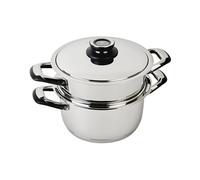 Lot faitout basse température et insert cuit vapeur 24cm Ecovitam